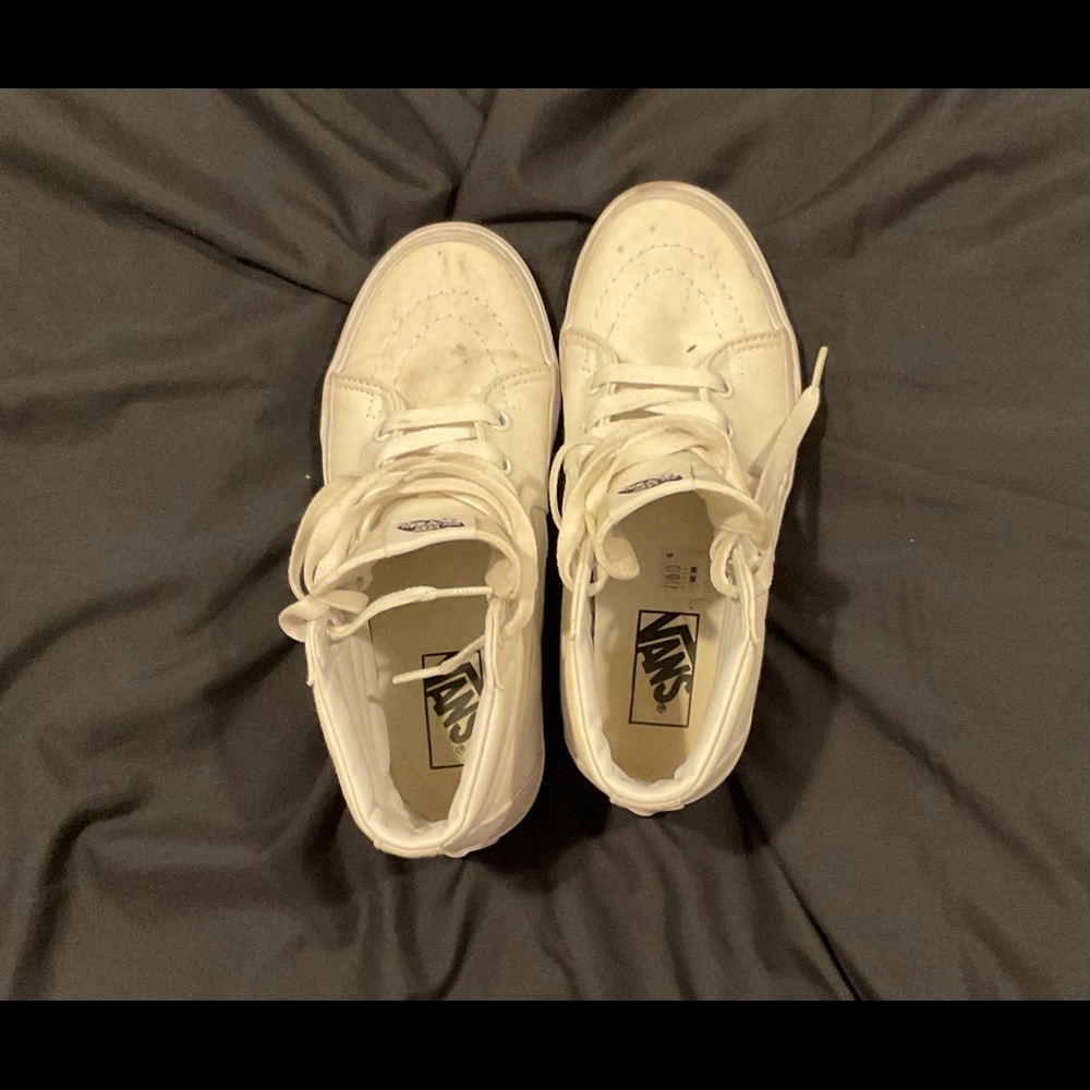 Hightop White Vans